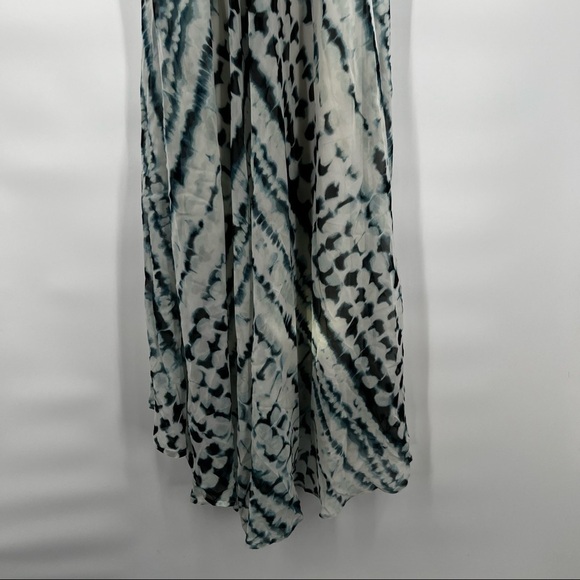 Wendy Bellissimo sun dress spaghetti strap maxi blue white M maternity - Picture 9 of 12